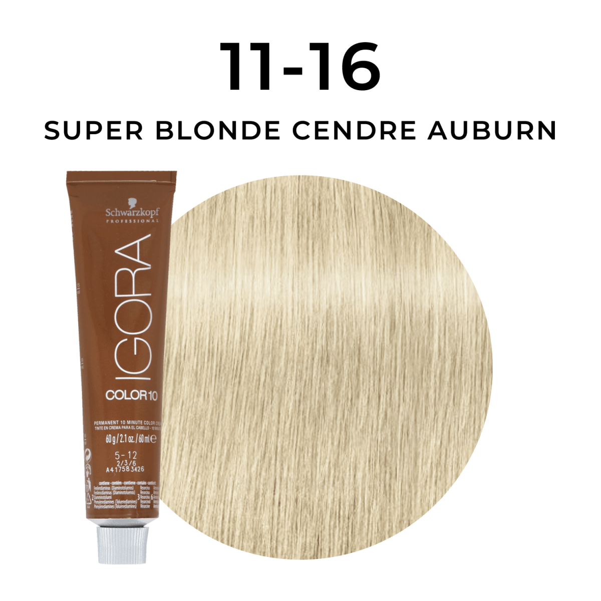 Schwarzkopf - Color 10_Igora Color 10 11-16 Super Blonde Cendre Auburn_Cosmetic World
