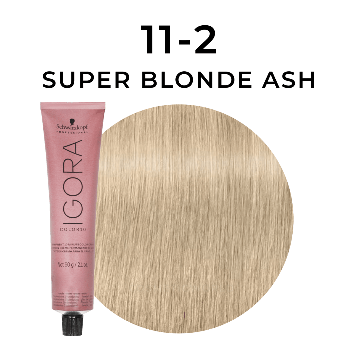 Schwarzkopf - Color 10_Igora Color 10 11-2 Super Blonde Ash_Cosmetic World