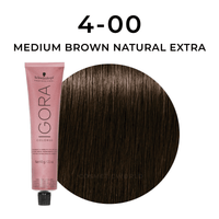 Thumbnail for Schwarzkopf - Color 10_Igora Color 10 4-00 Medium Brown Natural Extra_Cosmetic World