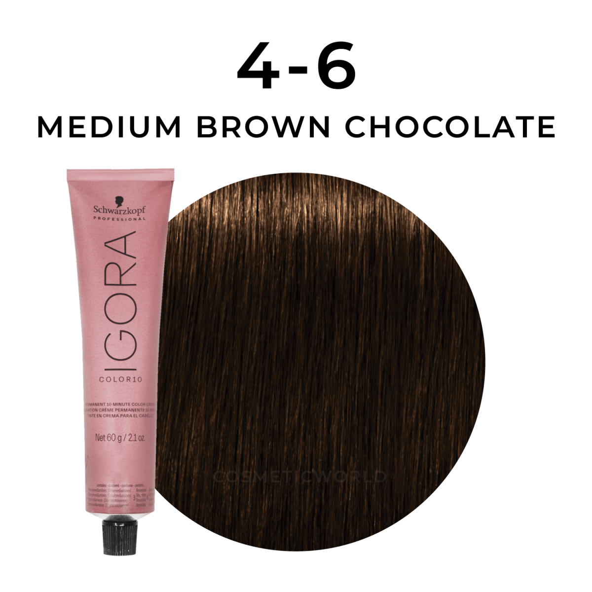 Schwarzkopf - Color 10_Igora Color 10 4-6 Medium Brown Chocolate_Cosmetic World