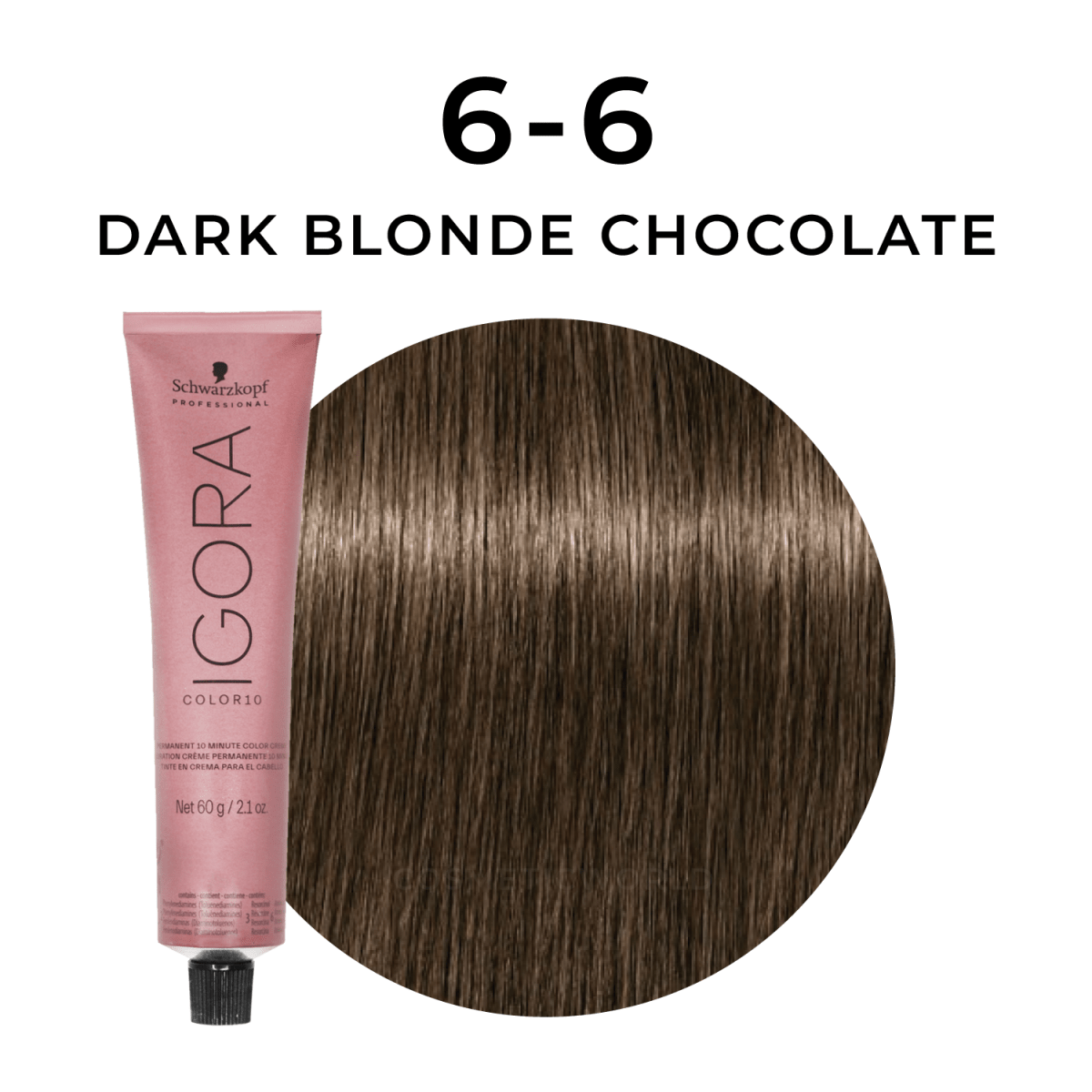 Schwarzkopf - Color 10_Igora Color 10 6-6 Dark Blonde Chocolate_Cosmetic World
