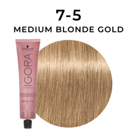 Thumbnail for Schwarzkopf - Color 10_Igora Color 10 7-5 Medium Blonde Gold_Cosmetic World