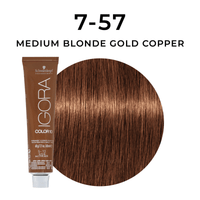 Thumbnail for Schwarzkopf - Color 10_Igora Color 10 7-57 Medium Blonde Gold Copper_Cosmetic World