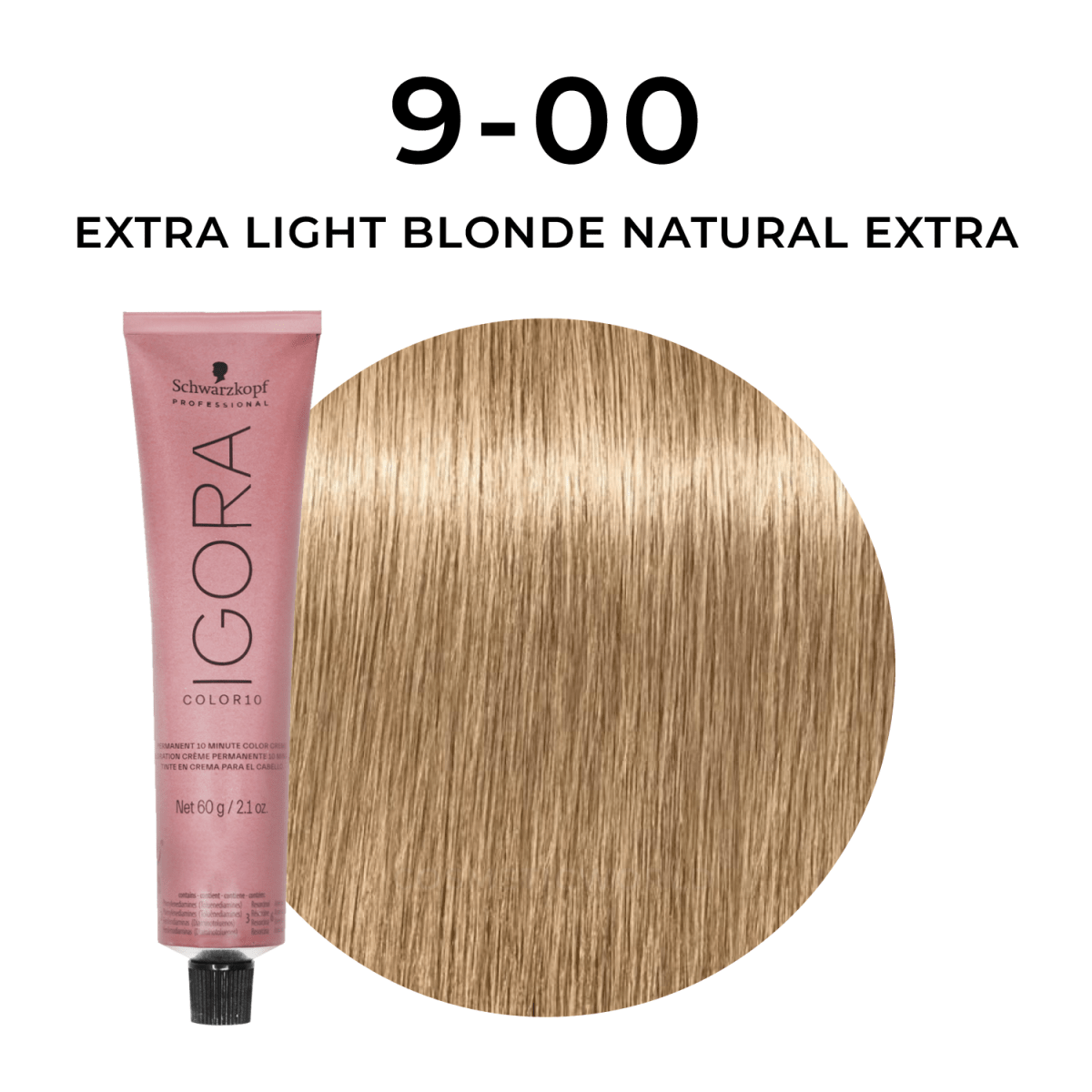 Schwarzkopf - Color 10_Igora Color 10 9-00 Extra Light Blonde Natural Extra_Cosmetic World