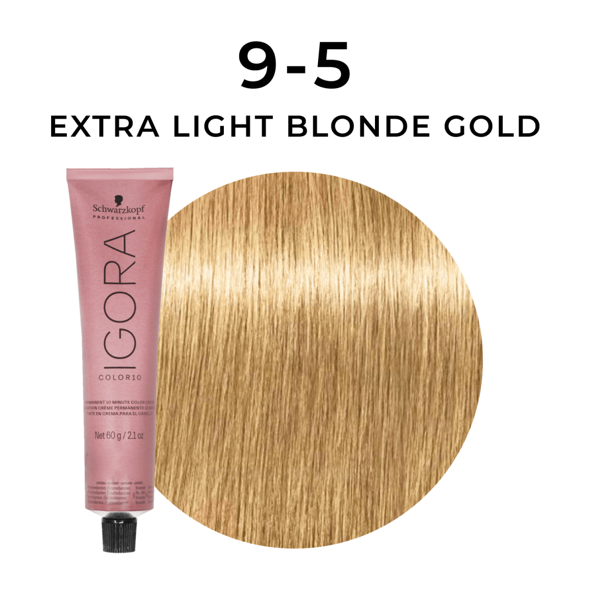 Schwarzkopf - Color 10_Igora Color 10 9-5 Extra Light Blonde Gold_Cosmetic World