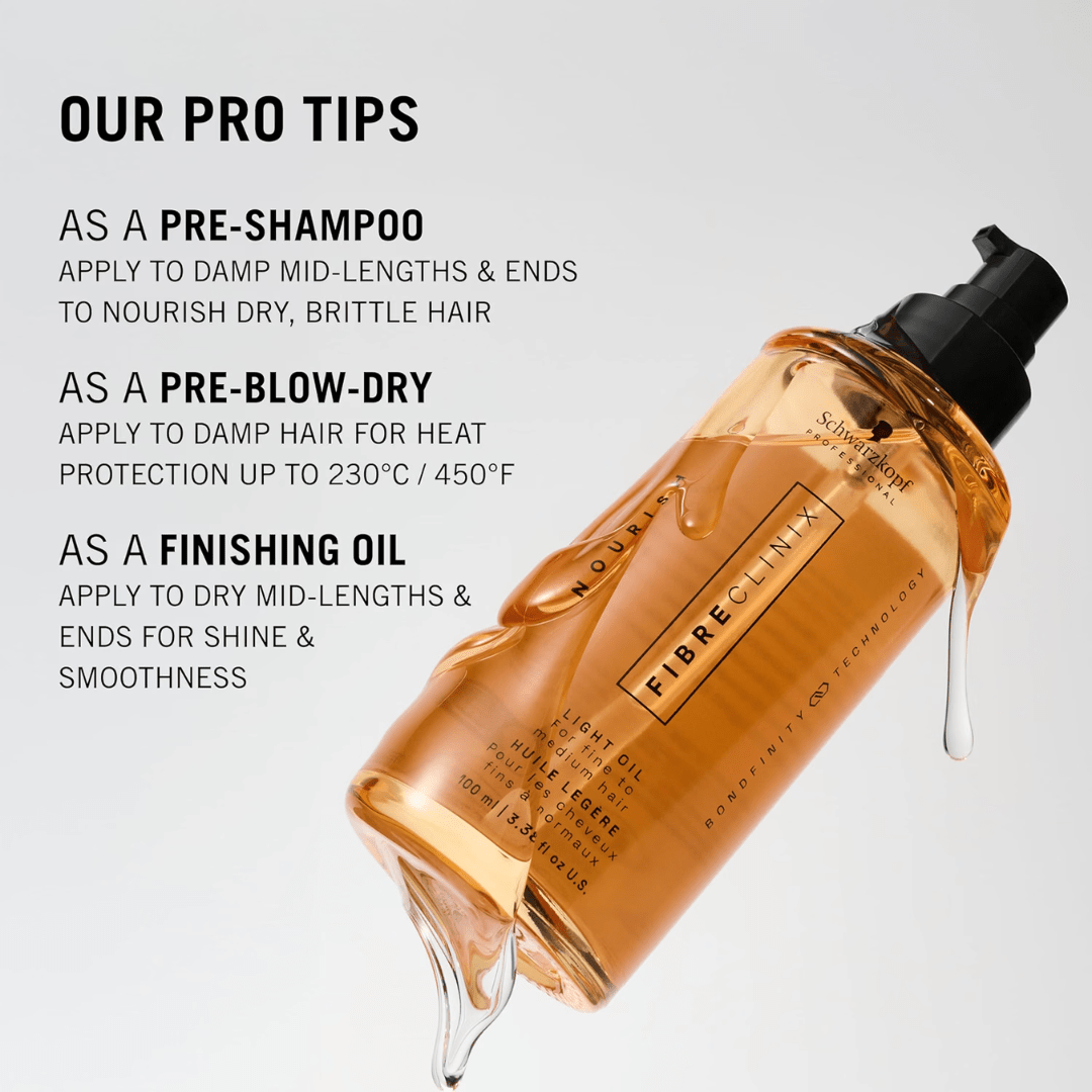Schwarzkopf - Fibre Clinix_FibreClinix Bondfinity Light Oil_Cosmetic World