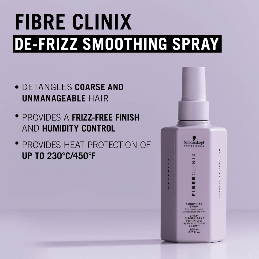 Schwarzkopf - Fibre Clinix_FibreClinix De-Frizz Smoothing Spray_Cosmetic World