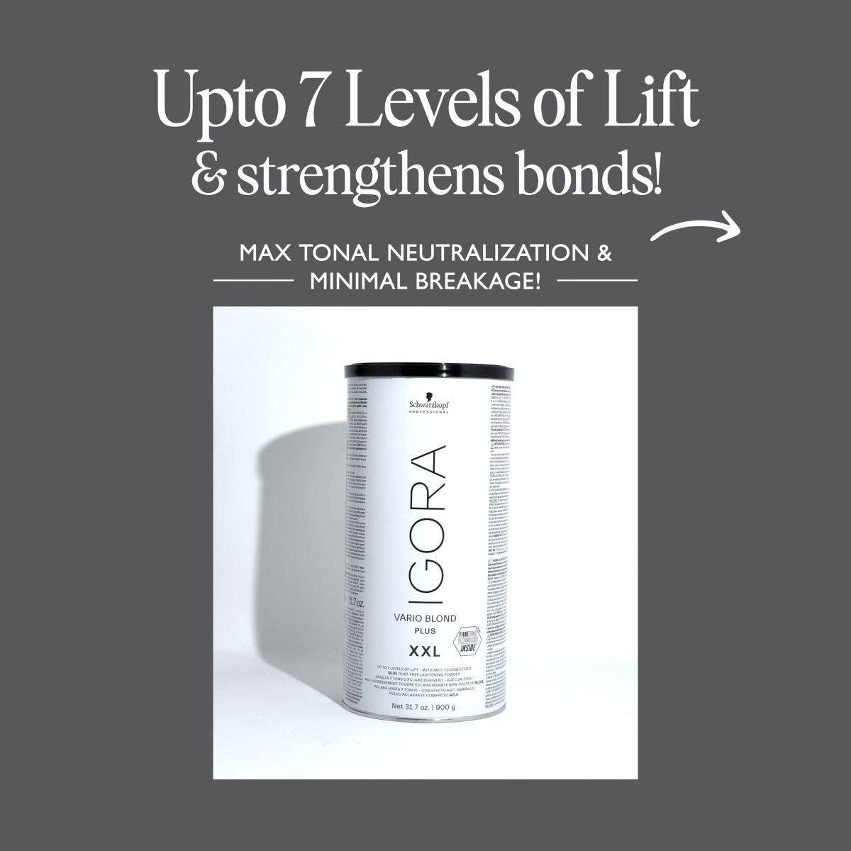SCHWARZKOPF - IGORA_Igora Vario Blond Plus Blue Dust Free Lightening Powder XXL_Cosmetic World