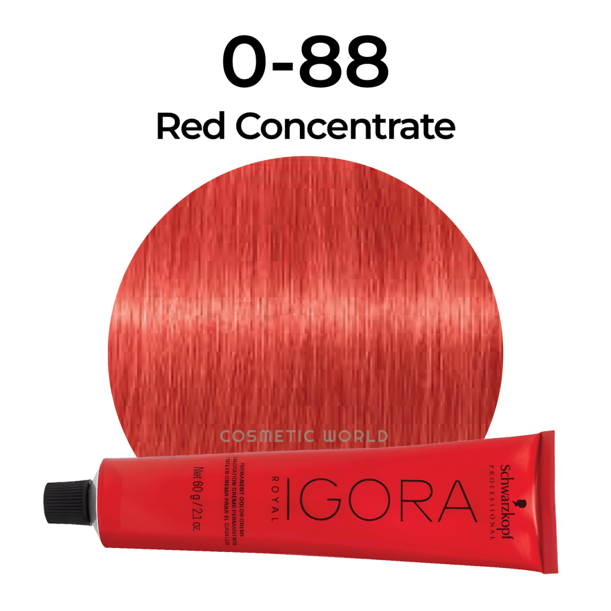 SCHWARZKOPF - IGORA ROYAL_Igora Royal 0 - 88 Red Concentrate_Cosmetic World