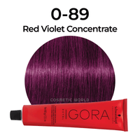 Thumbnail for SCHWARZKOPF - IGORA ROYAL_Igora Royal 0 - 89 Red Violet Concentrate_Cosmetic World