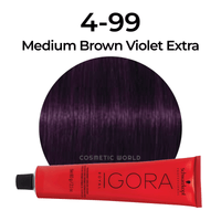 Thumbnail for SCHWARZKOPF - IGORA ROYAL_Igora Royal 4 - 99 Medium Extra Violet Brown_Cosmetic World