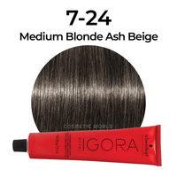 Thumbnail for SCHWARZKOPF - IGORA ROYAL_Igora Royal 7 - 24 Medium Blonde Ash Beige_Cosmetic World