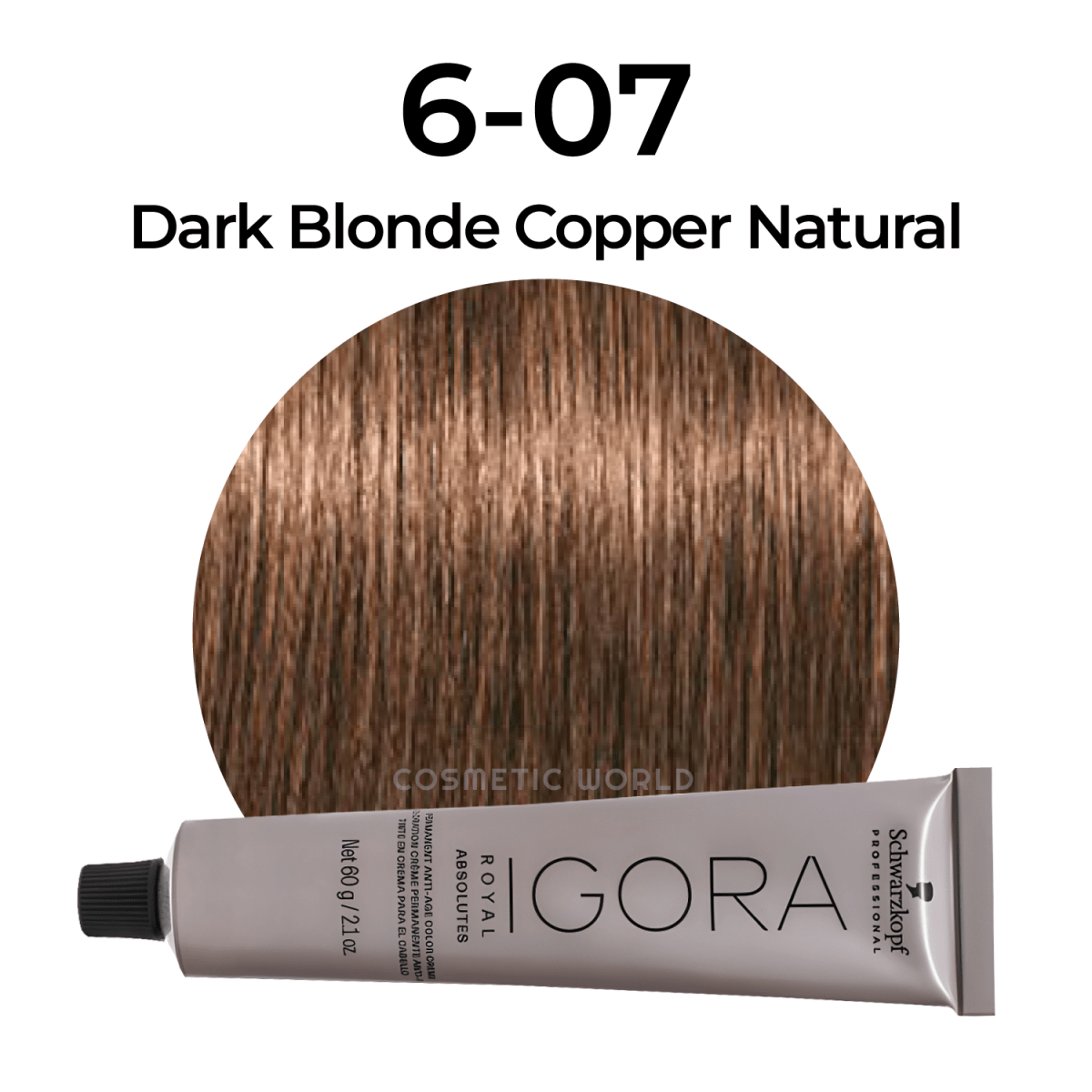 SCHWARZKOPF - IGORA ROYAL_Igora Royal Absolutes 6 - 07 Dark Blonde Copper Natural_Cosmetic World