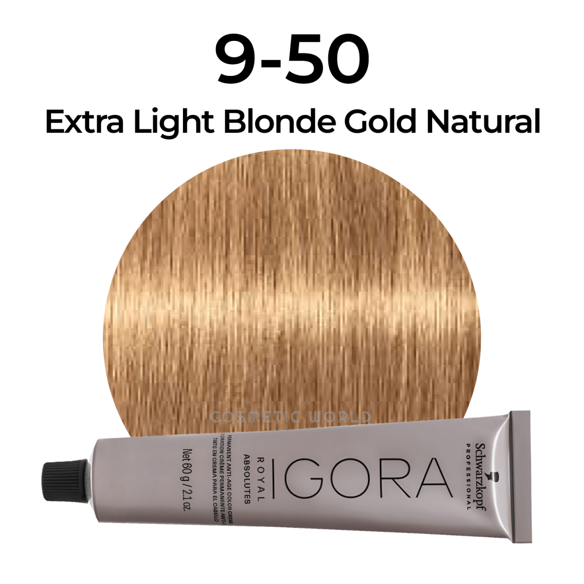 SCHWARZKOPF - IGORA ROYAL_Igora Royal Absolutes 9 - 50 Extra Light Blonde Gold Natural_Cosmetic World