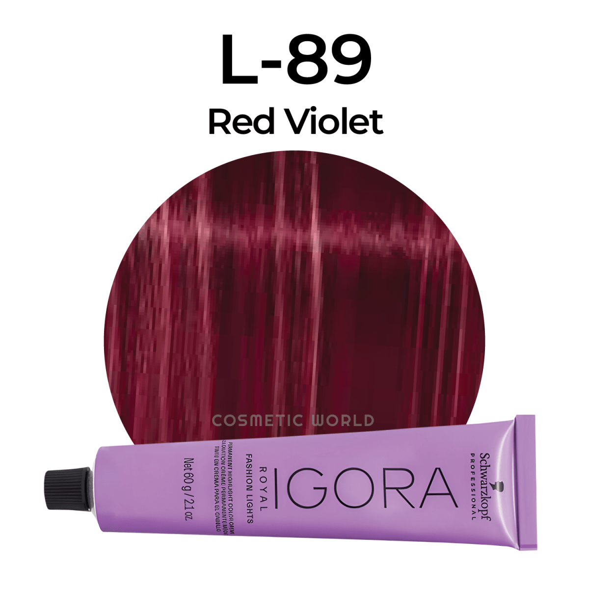 SCHWARZKOPF IGORA ROYAL Igora Royal Fashion Lights L89 Red Violet