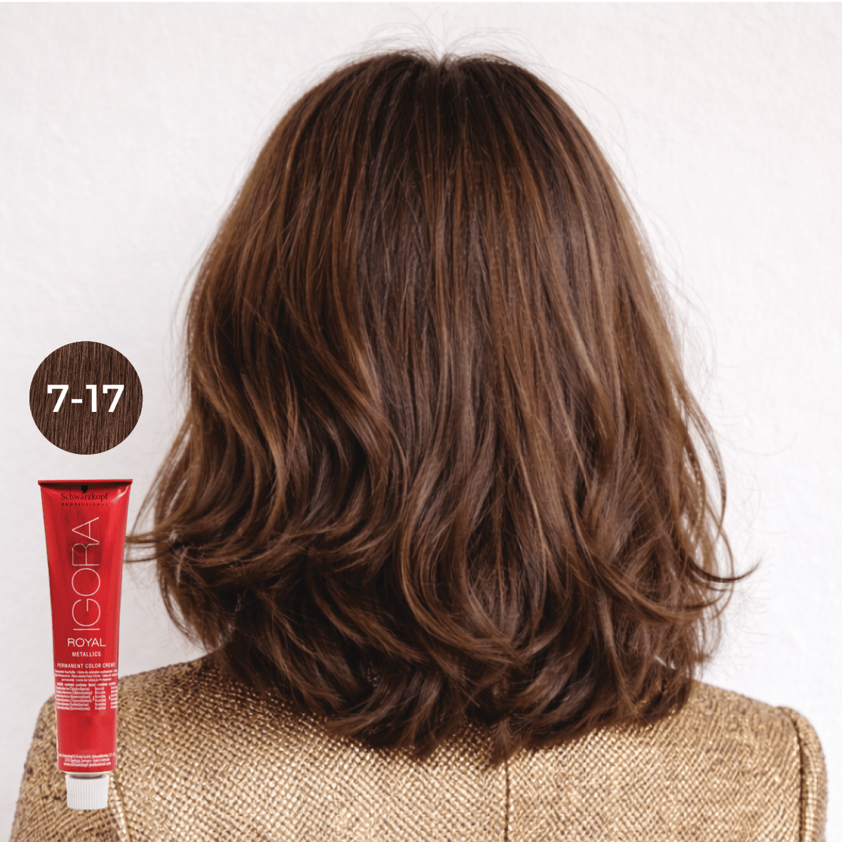 Schwarzkopf - Igora Royal_Igora Royal Metallics 7 - 17 Medium Blonde Cendre Copper_Cosmetic World