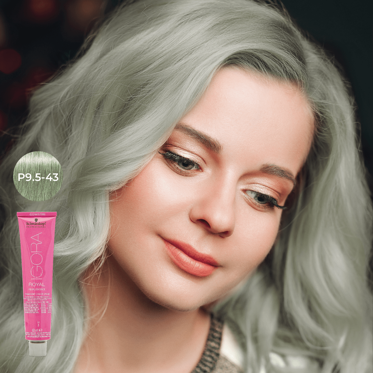Schwarzkopf - Igora Royal_Igora Royal Pearlescence P9.5 - 43 Pastel Mint_Cosmetic World
