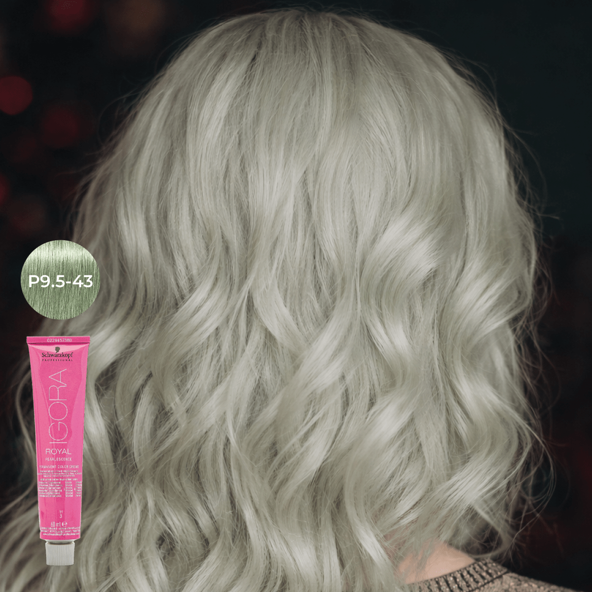 Schwarzkopf - Igora Royal_Igora Royal Pearlescence P9.5 - 43 Pastel Mint_Cosmetic World
