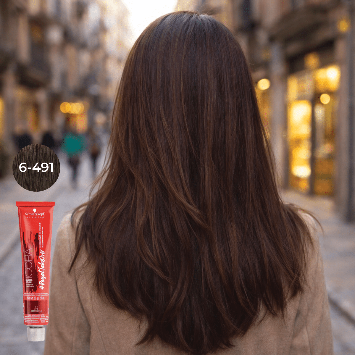 Schwarzkopf - Igora Royal_Igora Royal Takeover 6 - 491 Dark Blond Beige Violet Cendre_Cosmetic World