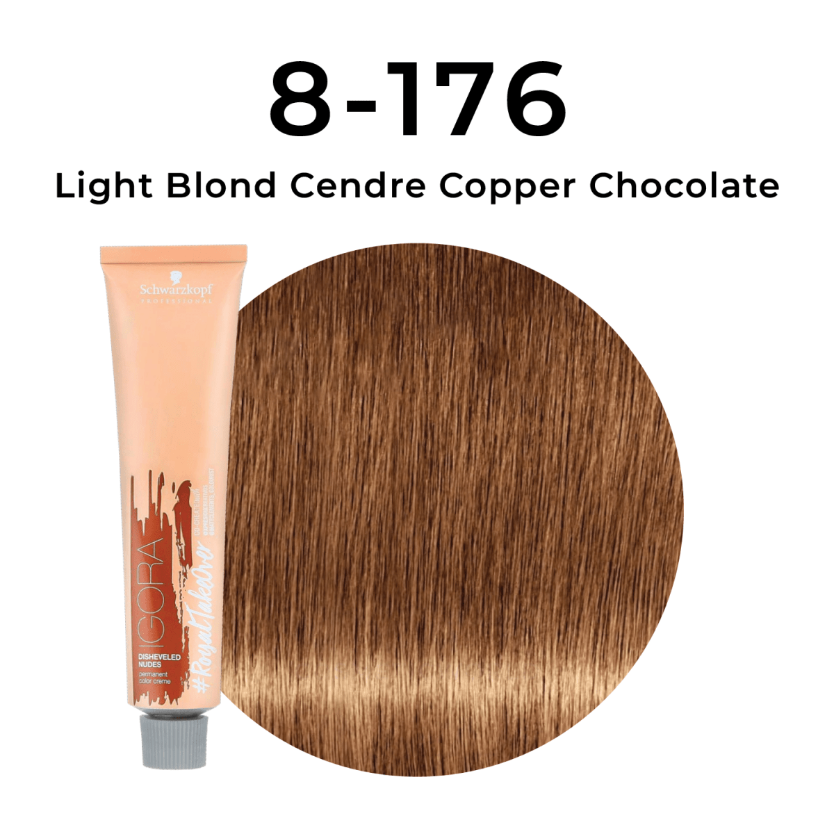Schwarzkopf - Igora Royal_Igora Royal Takeover 8-176 Light Blond Cendre Copper Chocolate_Cosmetic World