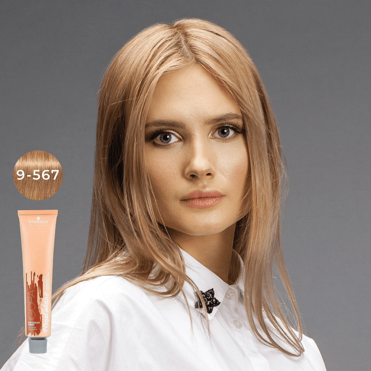 Schwarzkopf - Igora Royal_Igora Royal Takeover 9 - 567 Extra Light Blonde Gold Chocolate Copper_Cosmetic World