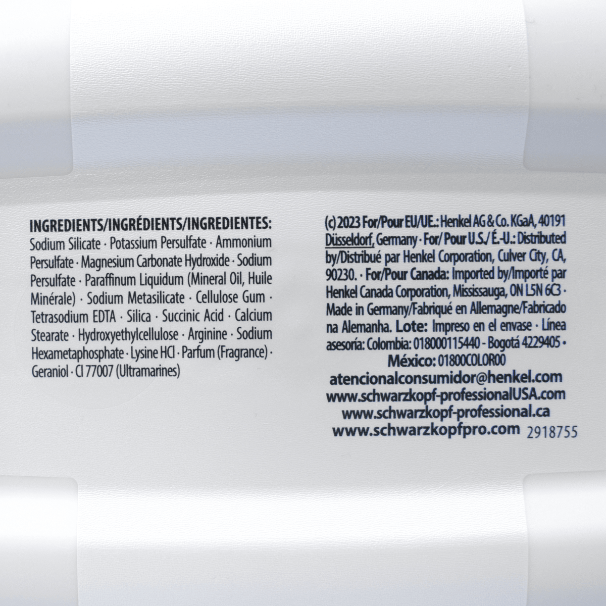 Schwarzkopf - Igora Vario Blond_Igora Vario Blond Plus Blue Dust Free Lightening Powder_Cosmetic World