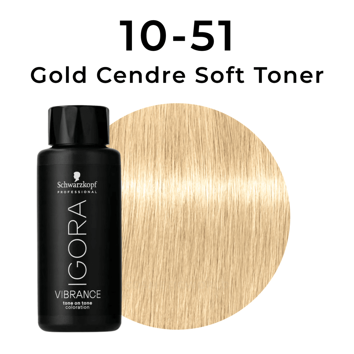 Schwarzkopf - Igora Vibrance_Igora Vibrance 10-51 Gold Cendre Soft Toner_Cosmetic World
