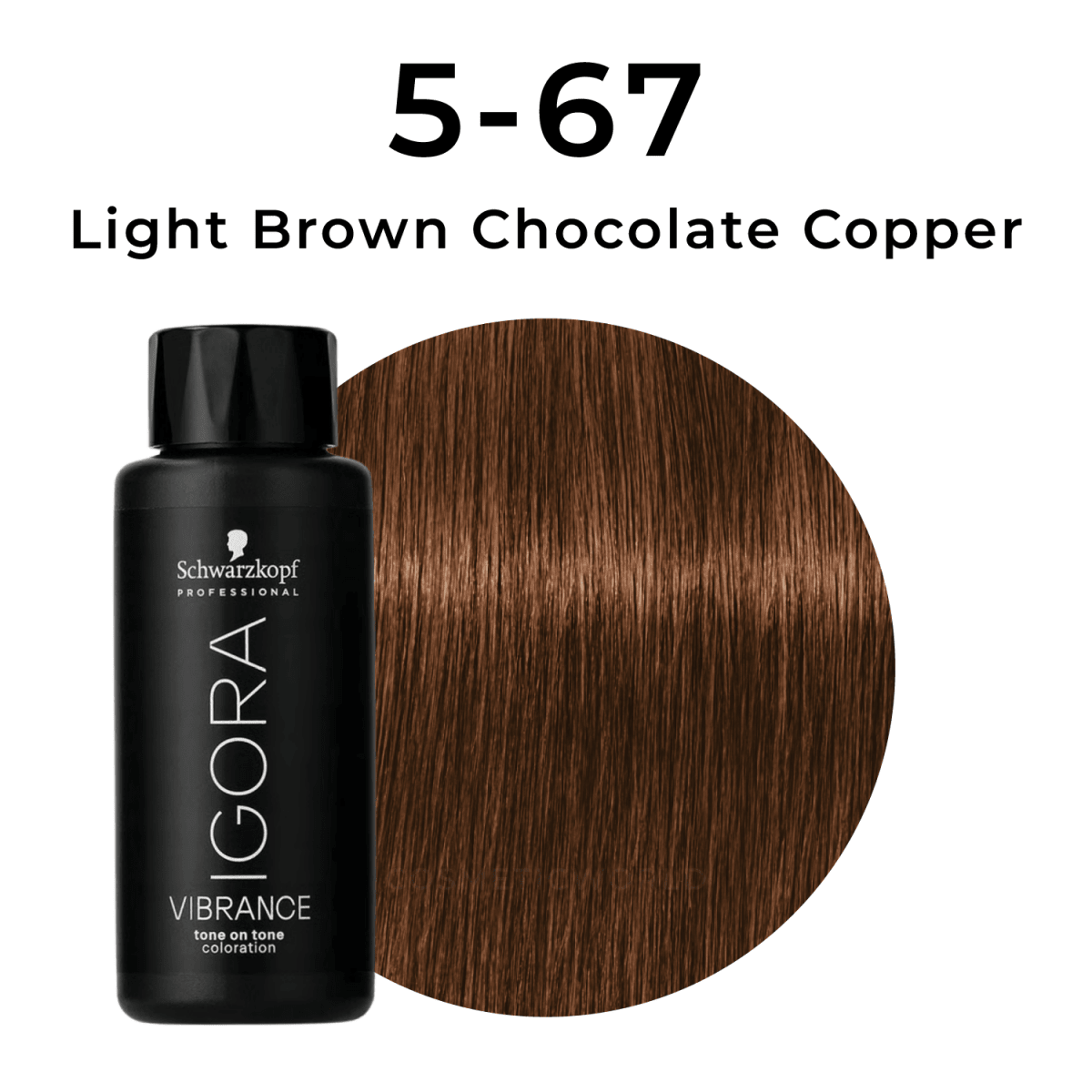 Schwarzkopf - Igora Vibrance_Igora Vibrance 5-67 Light Brown Chocolate Copper_Cosmetic World