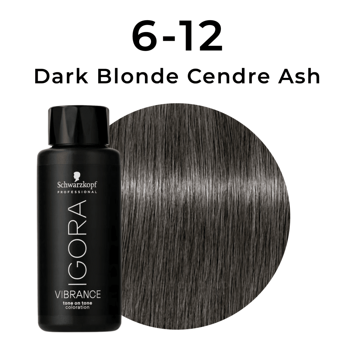 Schwarzkopf - Igora Vibrance_Igora Vibrance 6-12 Dark Blonde Cendre Ash_Cosmetic World