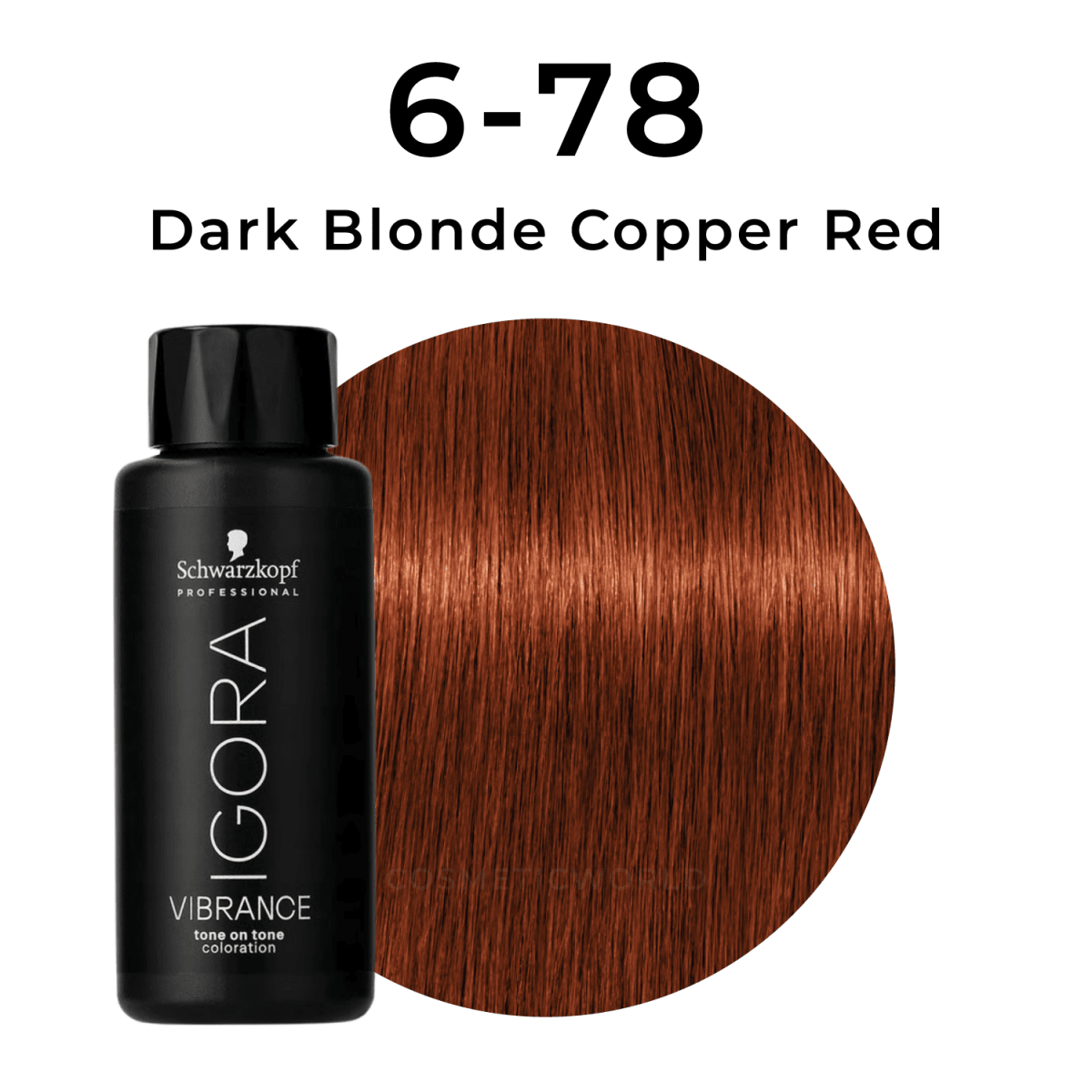 Schwarzkopf - Igora Vibrance_Igora Vibrance 6-78 Dark Blonde Copper Red_Cosmetic World