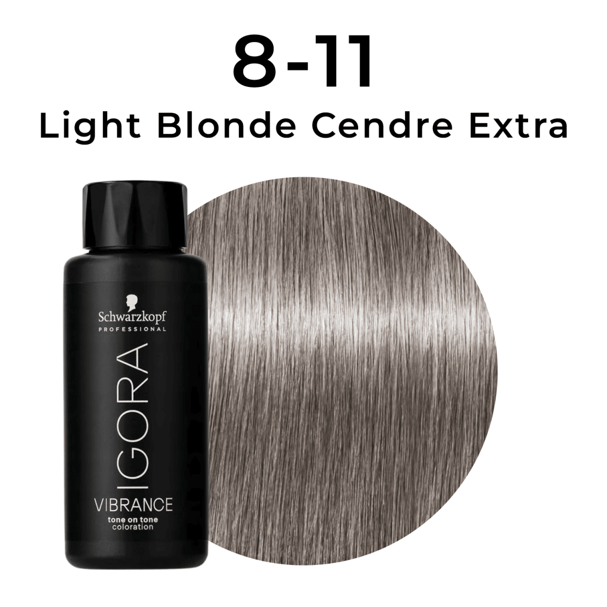 Schwarzkopf - Igora Vibrance_Igora Vibrance 8-11 Light Blonde Cendre Extra_Cosmetic World