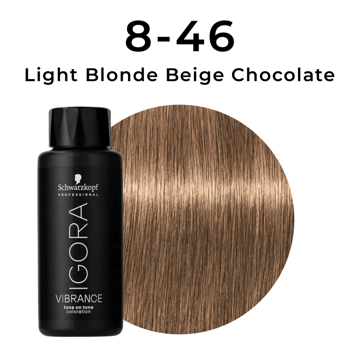 Schwarzkopf - Igora Vibrance_Igora Vibrance 8-46 Light Blonde Beige Chocolate_Cosmetic World