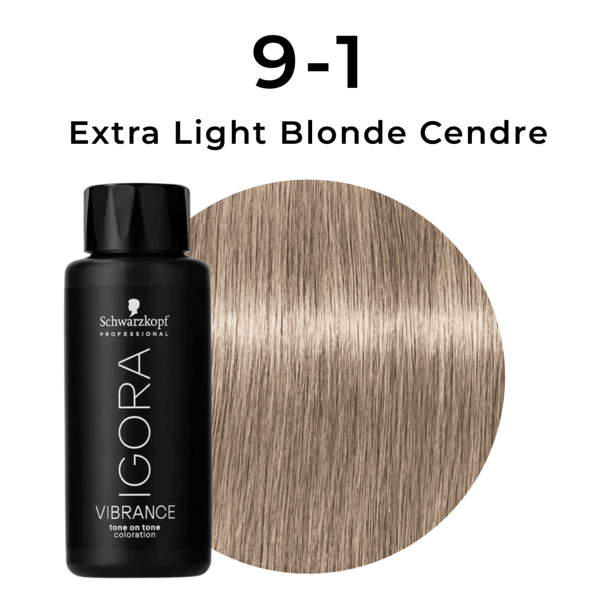 Schwarzkopf - Igora Vibrance_Igora Vibrance 9-1 Extra Light Blonde Cendre_Cosmetic World