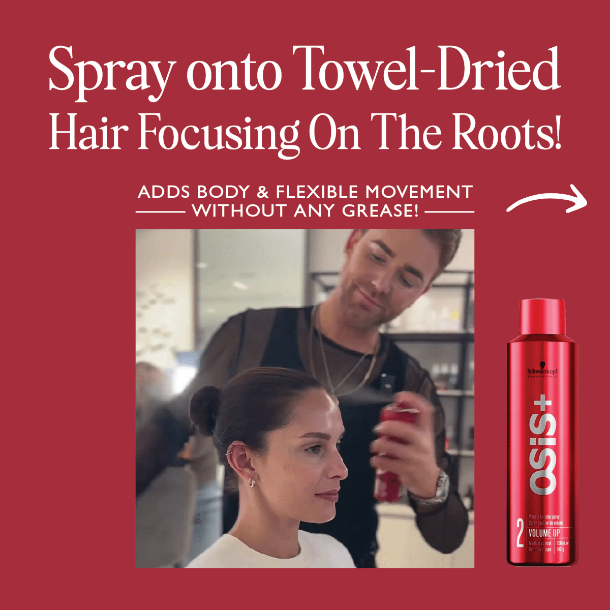 SCHWARZKOPF - OSIS+_OSiS+ Volume Up Volume Booster Spray | BOGO!_Cosmetic World