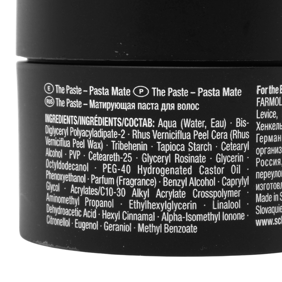 SCHWARZKOPF - OSIS+ SESSION LABEL_OSiS+ Session Label The Paste_Cosmetic World