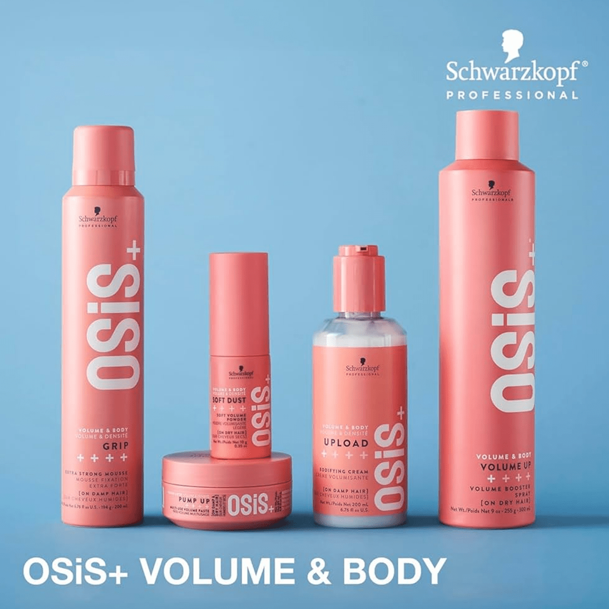 SCHWARZKOPF - OSIS+_Volume & Body Extra Strong Mousse_Cosmetic World
