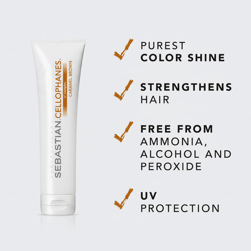 SEBASTIAN - CELLOPHANES_Cellophanes Caramel Brown_Cosmetic World