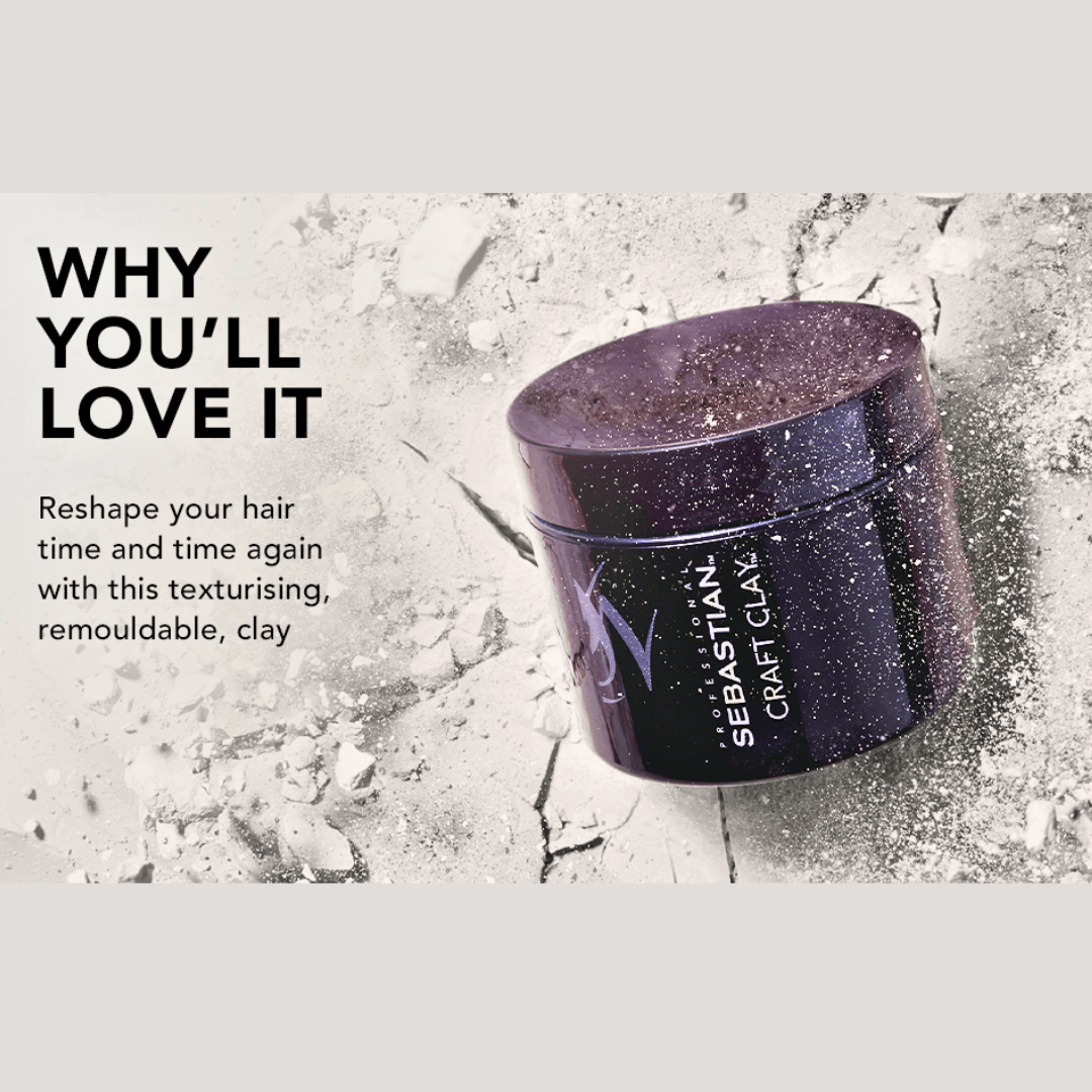 SEBASTIAN_Craft Clay Remoldable Matte Texturizer_Cosmetic World