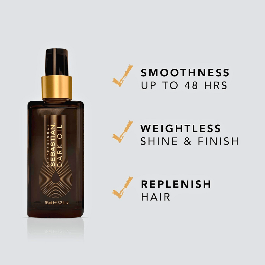 SEBASTIAN_Dark Oil – Lightweight Hair Smoothing Oil_Cosmetic World