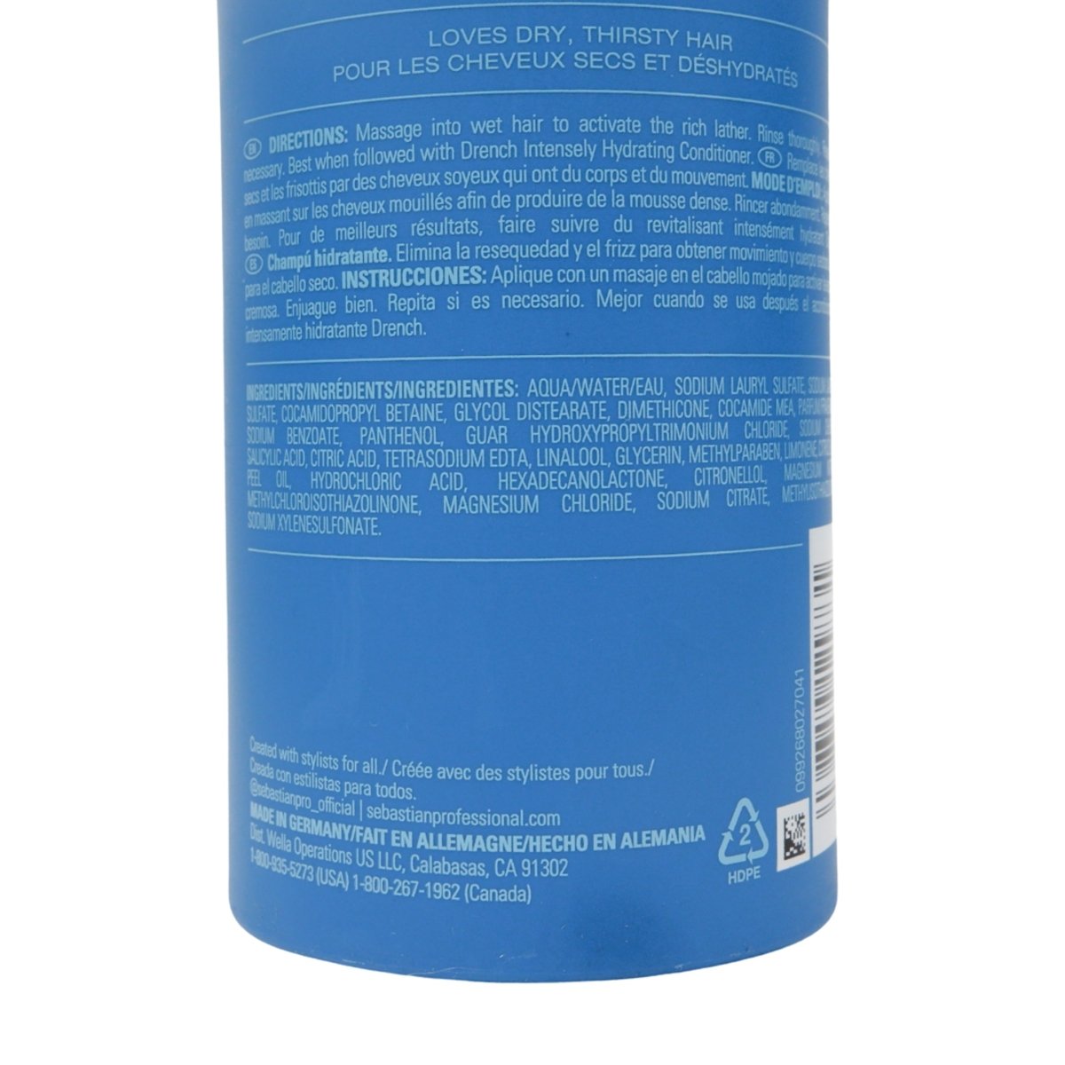 Sebastian_Drench Hydrating Shampoo_Cosmetic World