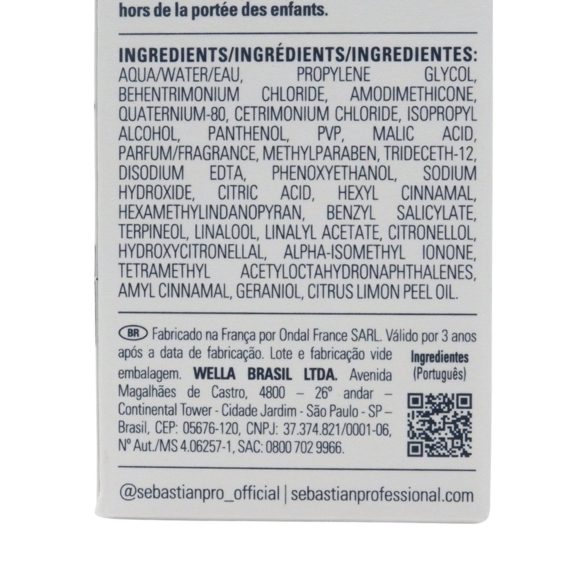 Sebastian_No Breaker Bond - Building & Styling Treatment Spray_Cosmetic World