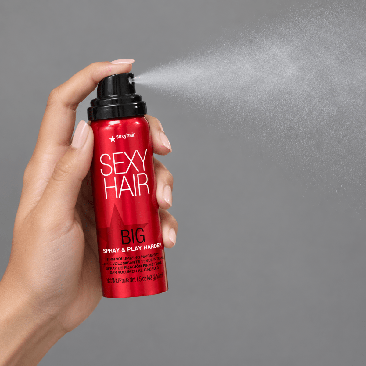 Sexy Hair_Big Spray & Play Harder Firm Volumizing Hairspray_Cosmetic World