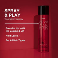 Thumbnail for SEXY HAIR_Big Spray & Play Volumizing Hairspray_Cosmetic World