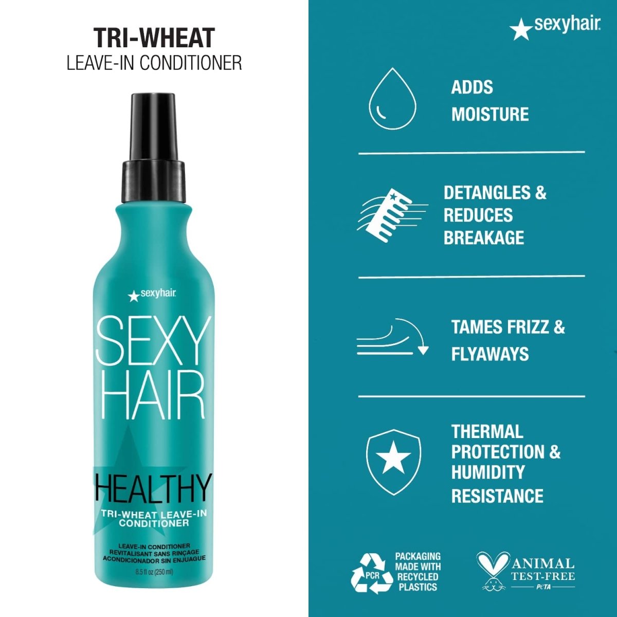 SEXY HAIR_Healthy Tri - Wheat Leave - In Conditioner_Cosmetic World