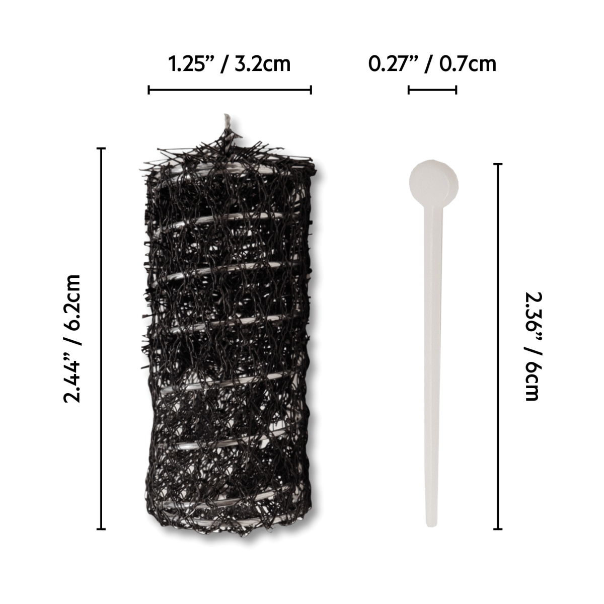 Shuang Qiao_Brush Hair Rollers With Pins - 3.2cm/1.25" width_Cosmetic World