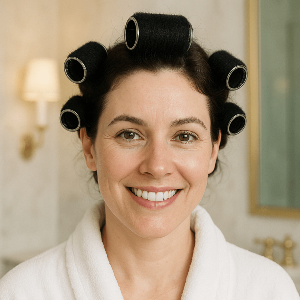 Shuang Qiao_Brush Hair Rollers With Pins - 3.2cm/1.25" width_Cosmetic World