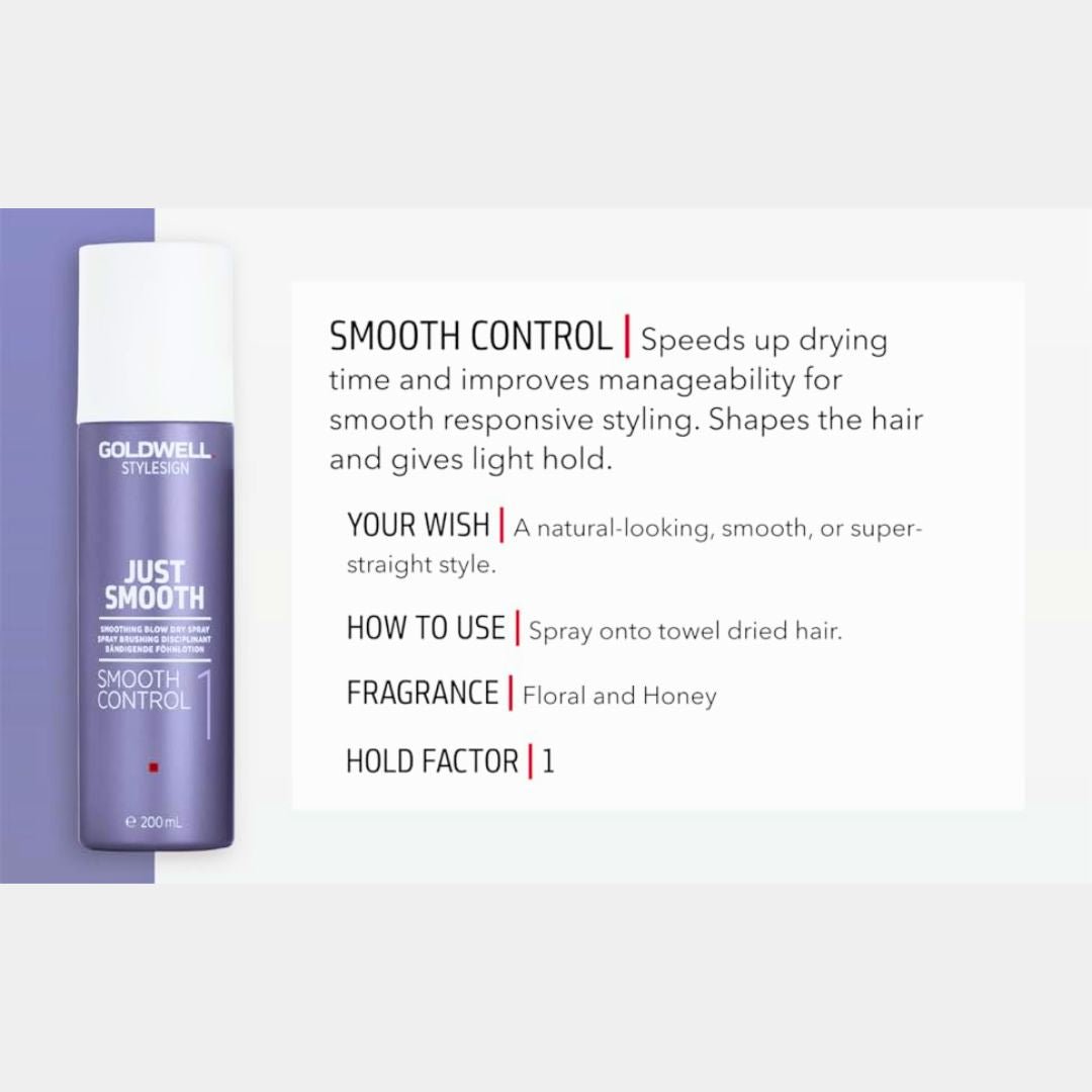 GOLDWELL_Smooth Control Smoothing Blow Dry Spray_Cosmetic World