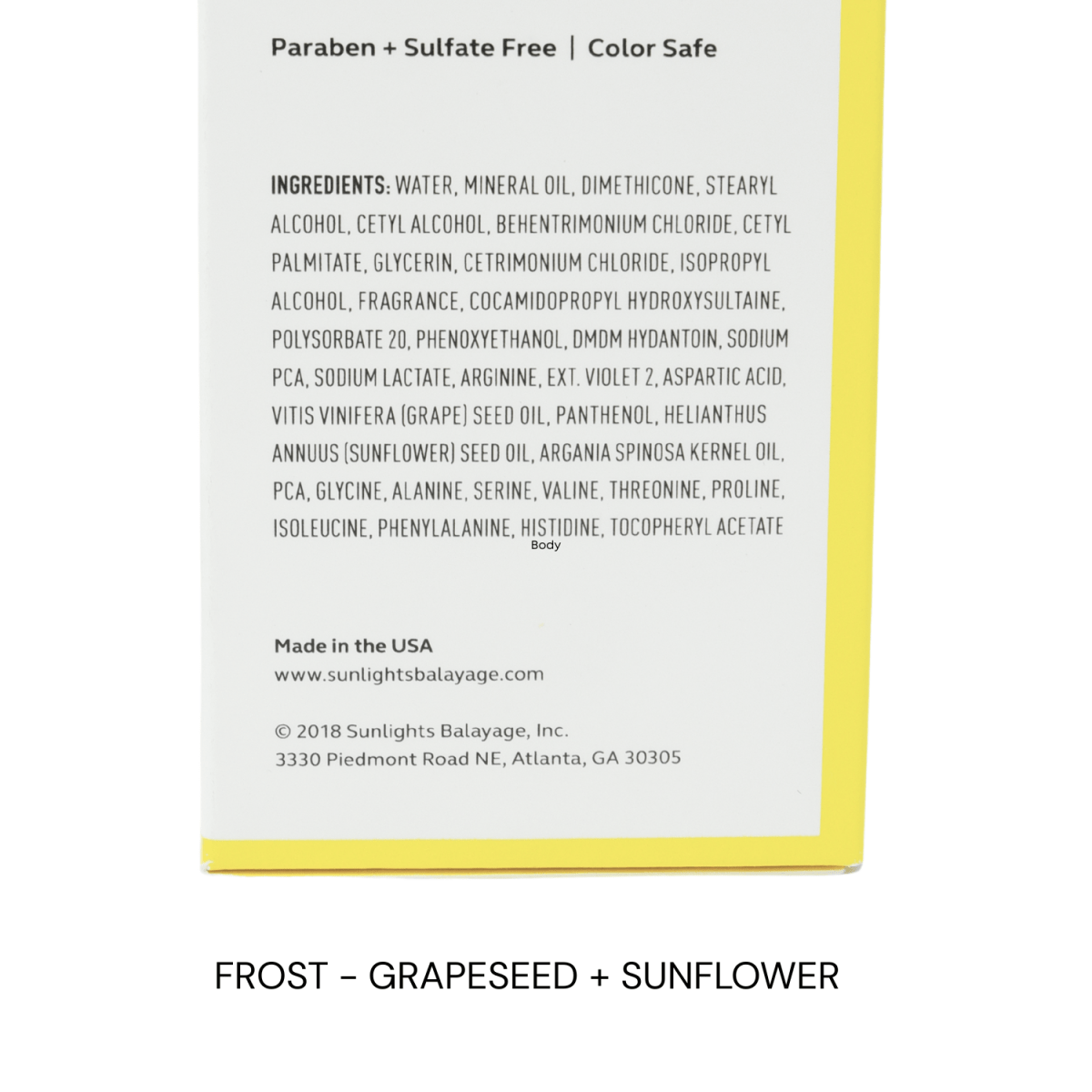 SUNLIGHTS_Toning Shampoo_Cosmetic World