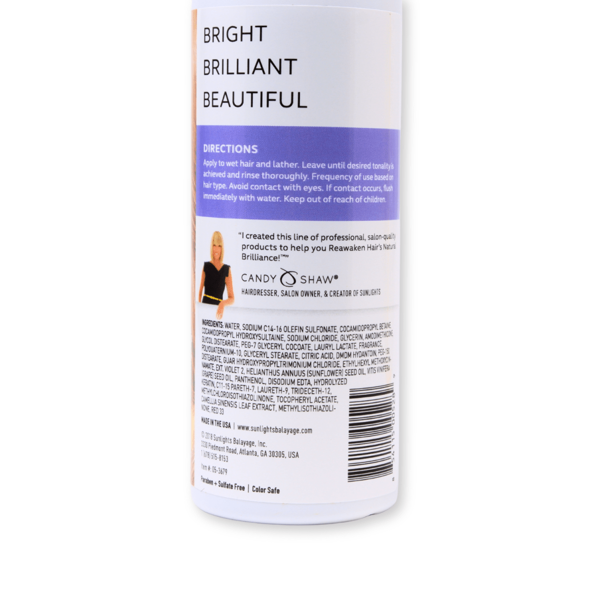SUNLIGHTS_Toning Shampoo_Cosmetic World
