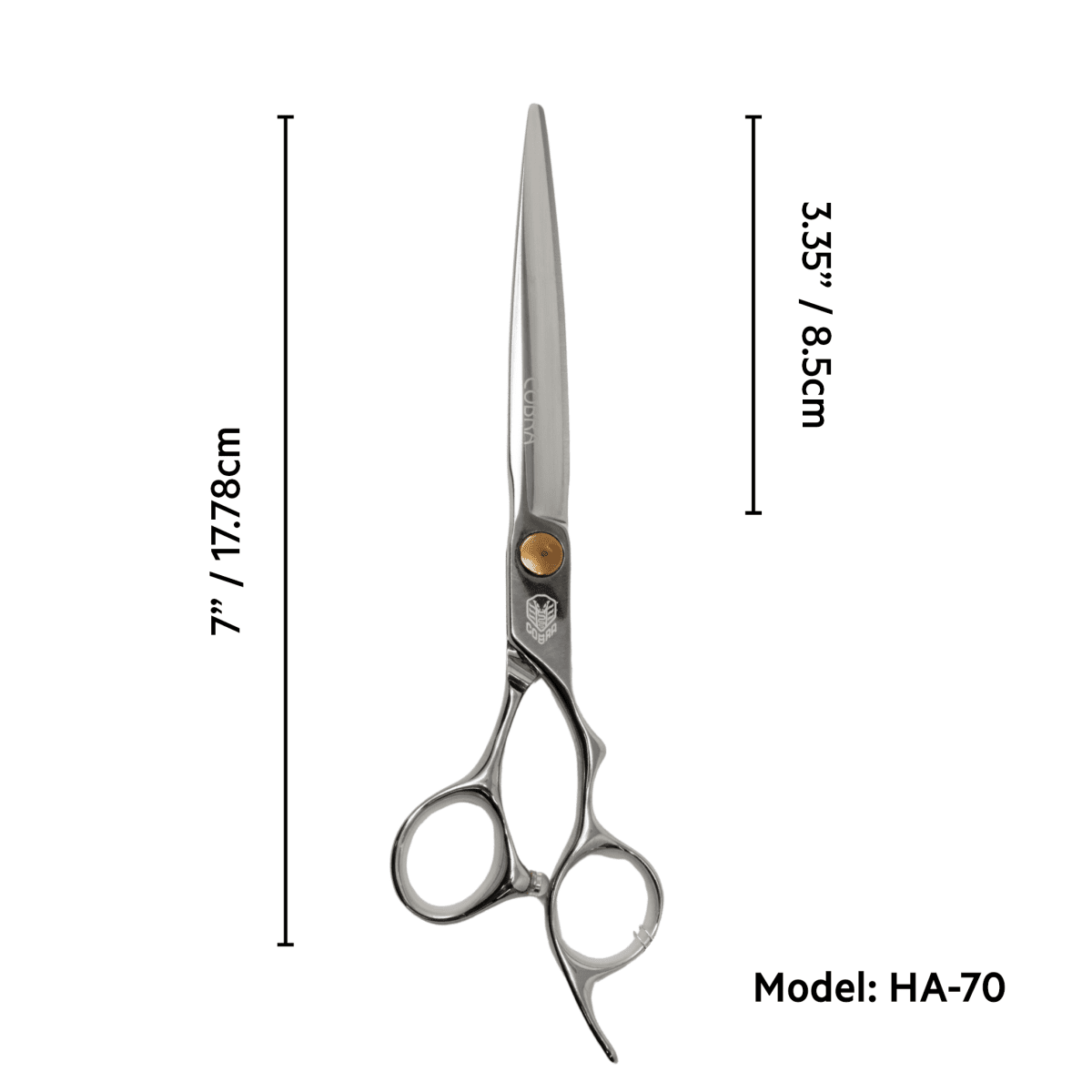 Takano_Professional Hair Cutting Scissors HA - 70 - 7" / 17.78cm_Cosmetic World